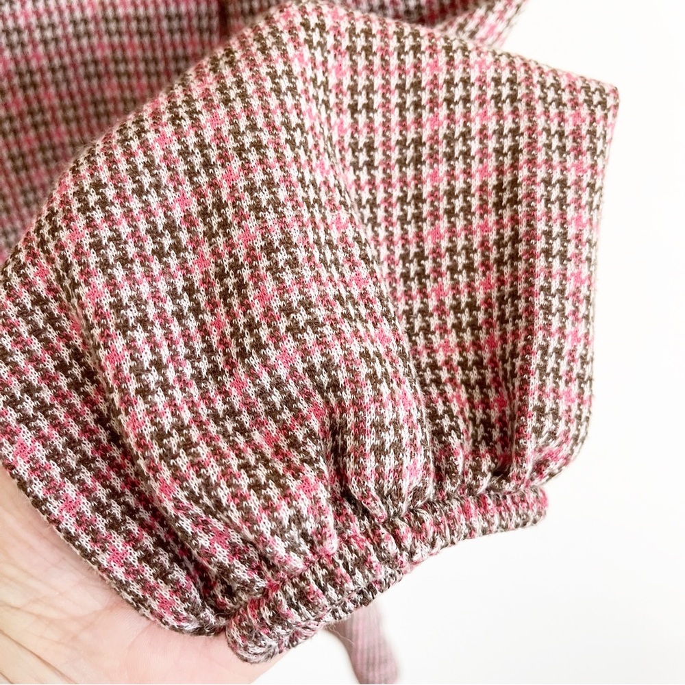 Free People Plaid Mini Dress in Pink and Gray - Picture 7 of 9